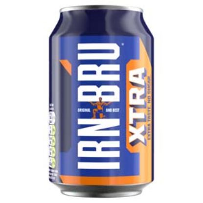 Picture of 330 Irn-Bru Xtra  Sugar Free Can x24 DRS